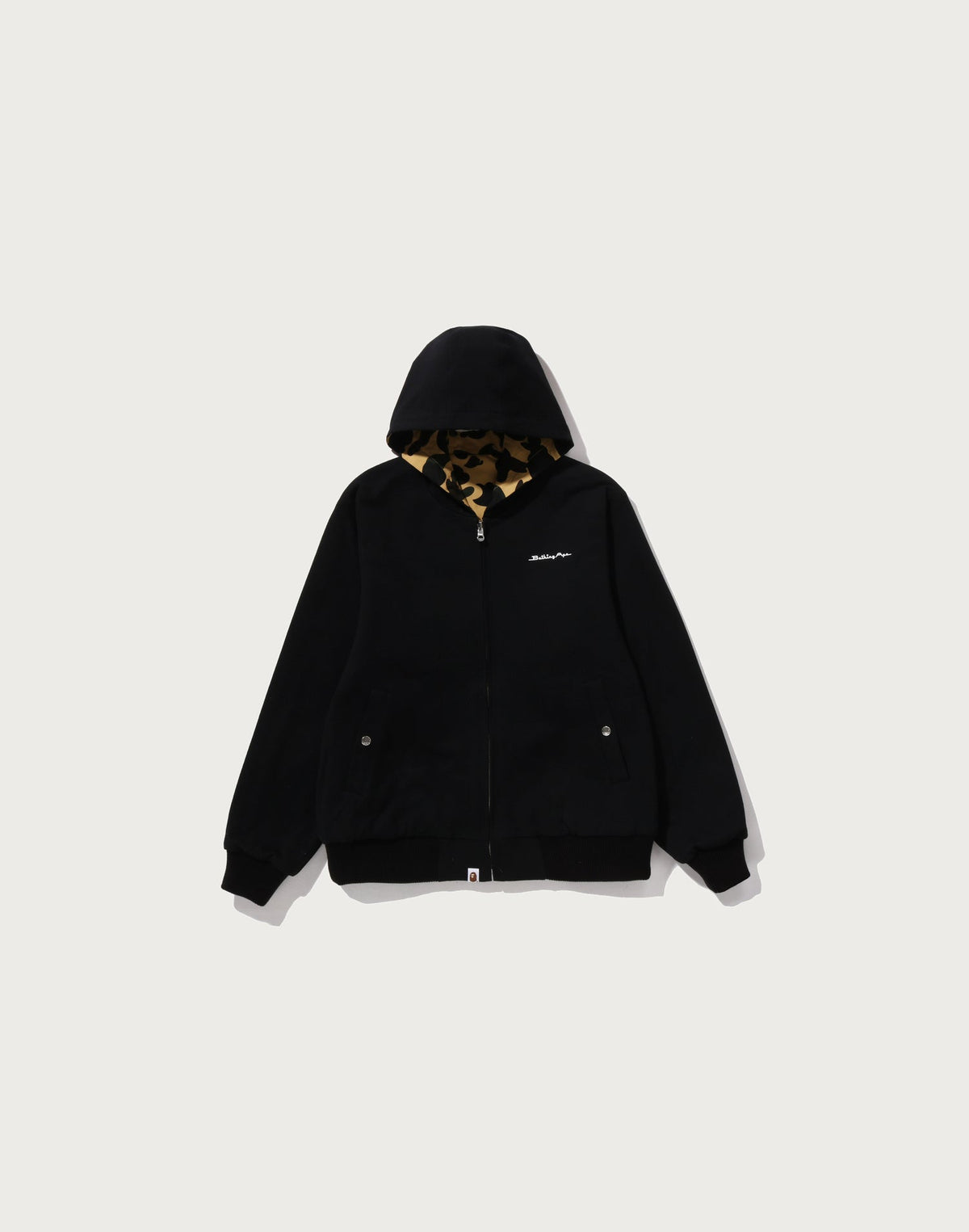 1ST CAMO REVERSIBLE ZIP HOODIE JACKET MENS