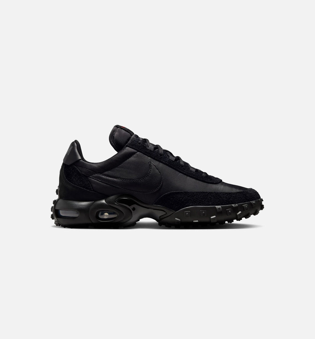 Air Max Waffle Black and Anthracite Men's Lifestyle Shoes - Black