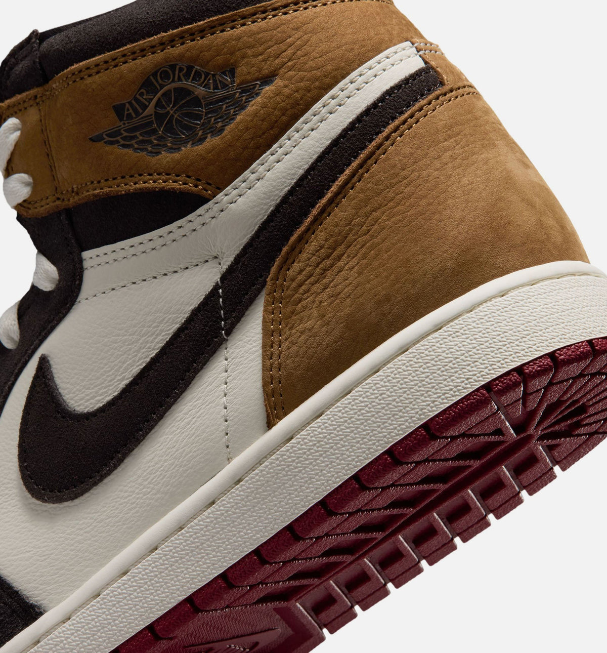 Air Jordan 1 Retro High OG Love Letter – Men's Lifestyle Shoe | Shadow Brown/Team Red/Light British Tan