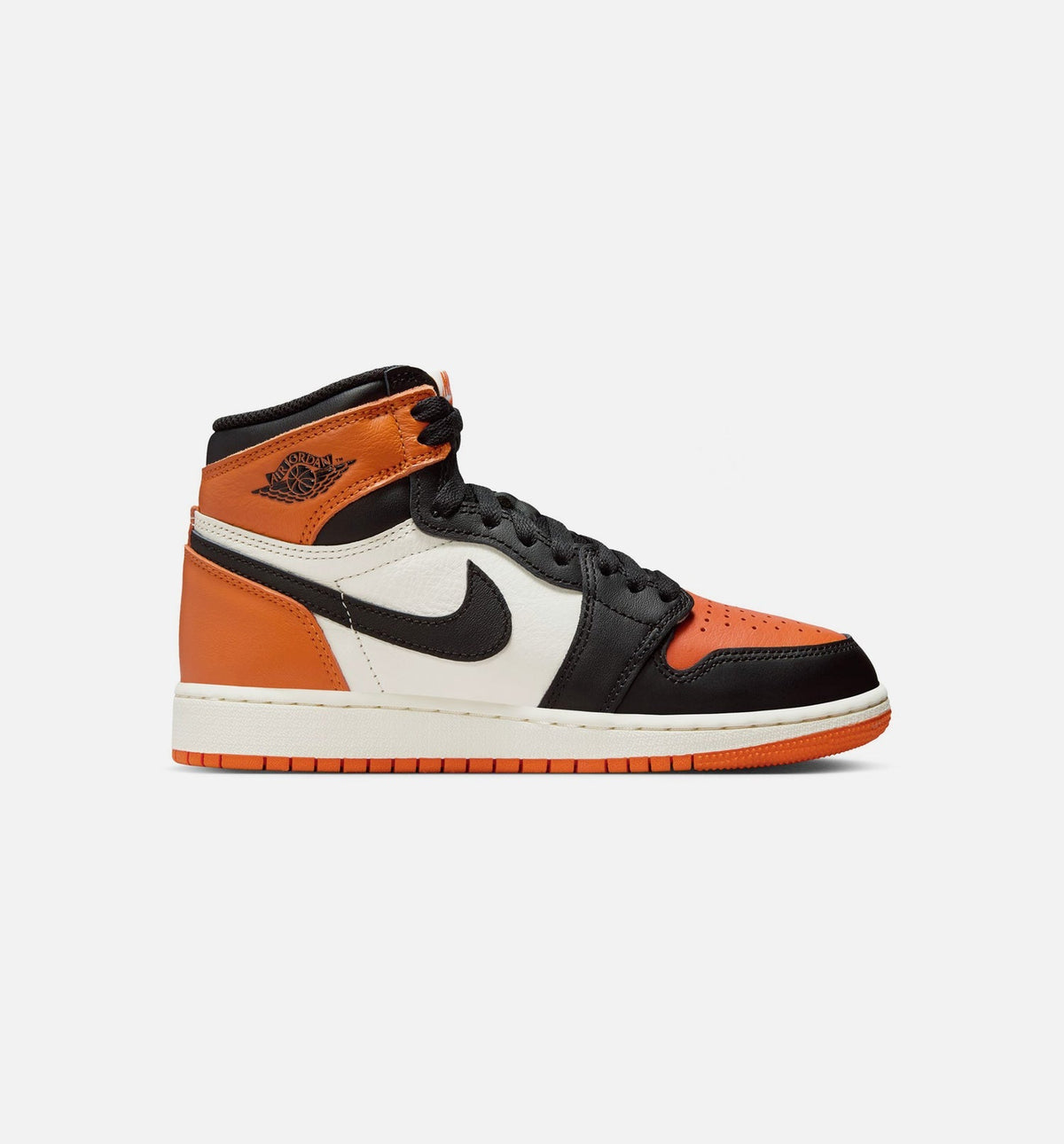 Air Jordan 1 Retro High OG Shattered Backboard Grade School – Black/Sail/Starfish