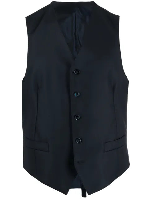 Dell'oglio single-breasted wool waistcoat