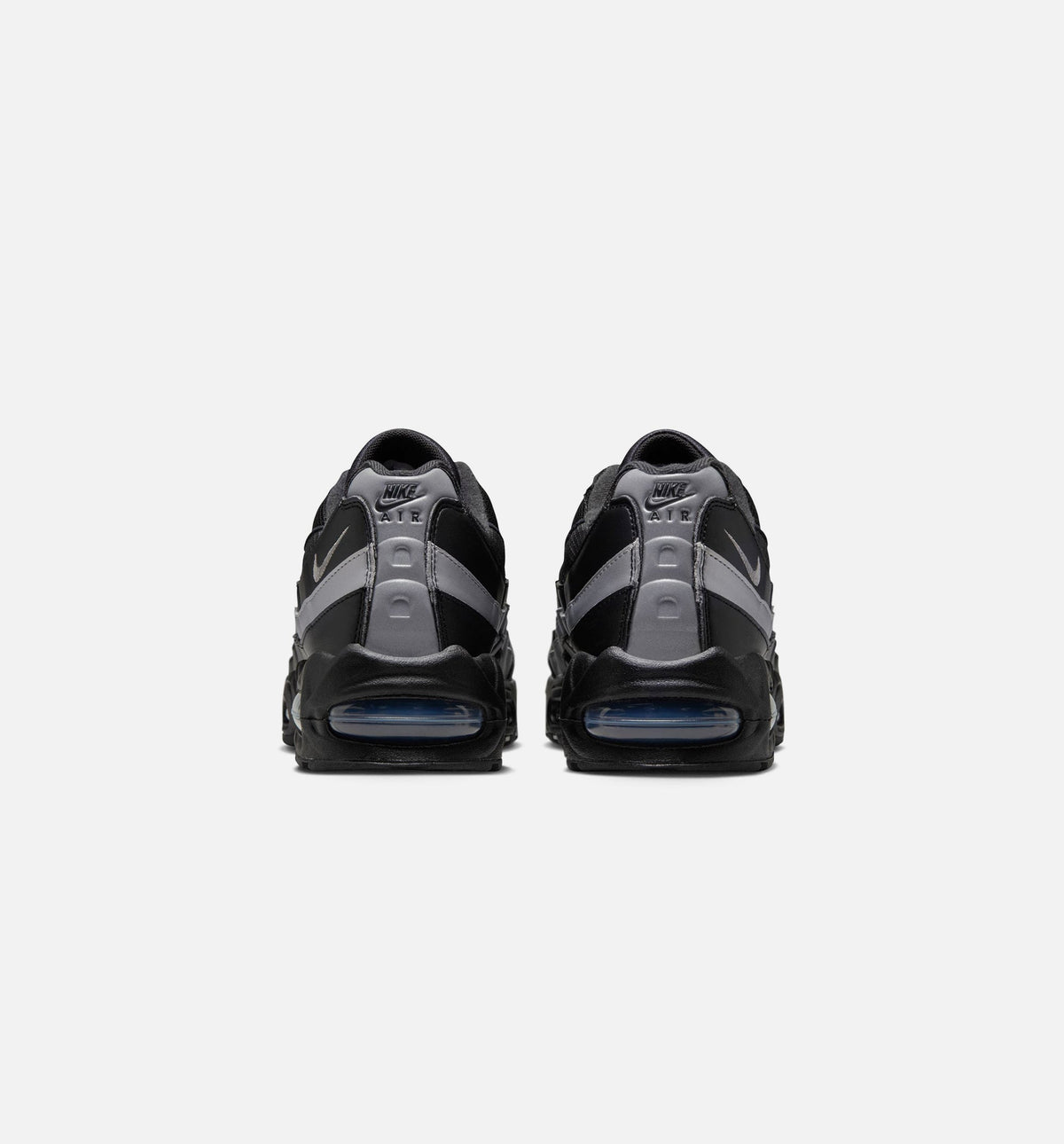 Air Max 95 Big Bubble OG Reflective Accents Men's Lifestyle Shoes - Black/Black/White/Metallic Silver