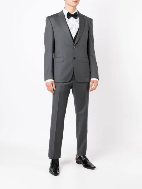 BOSS single-breasted fitted blazer