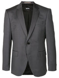BOSS single-breasted fitted blazer