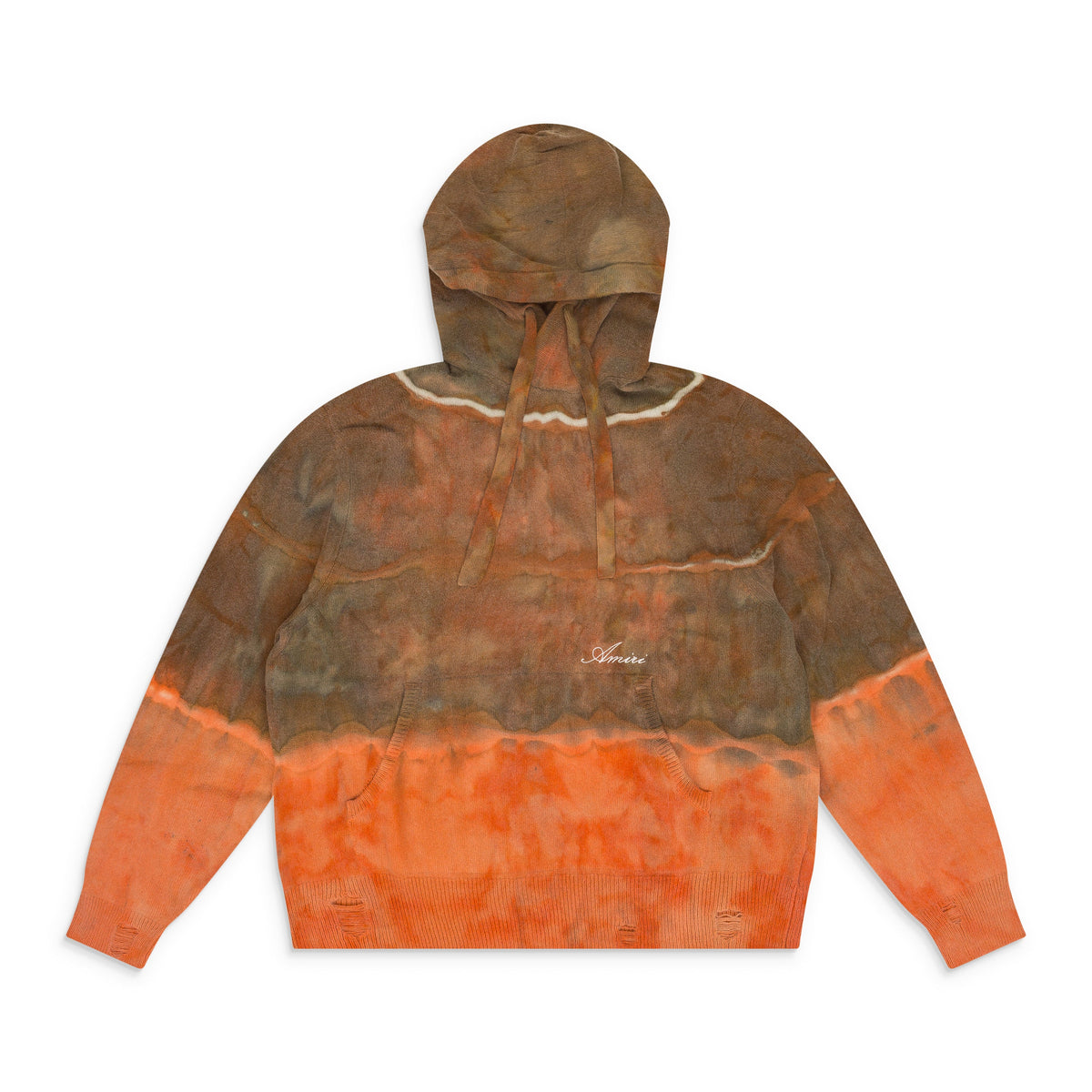 Orange Tie Dye Hoodie