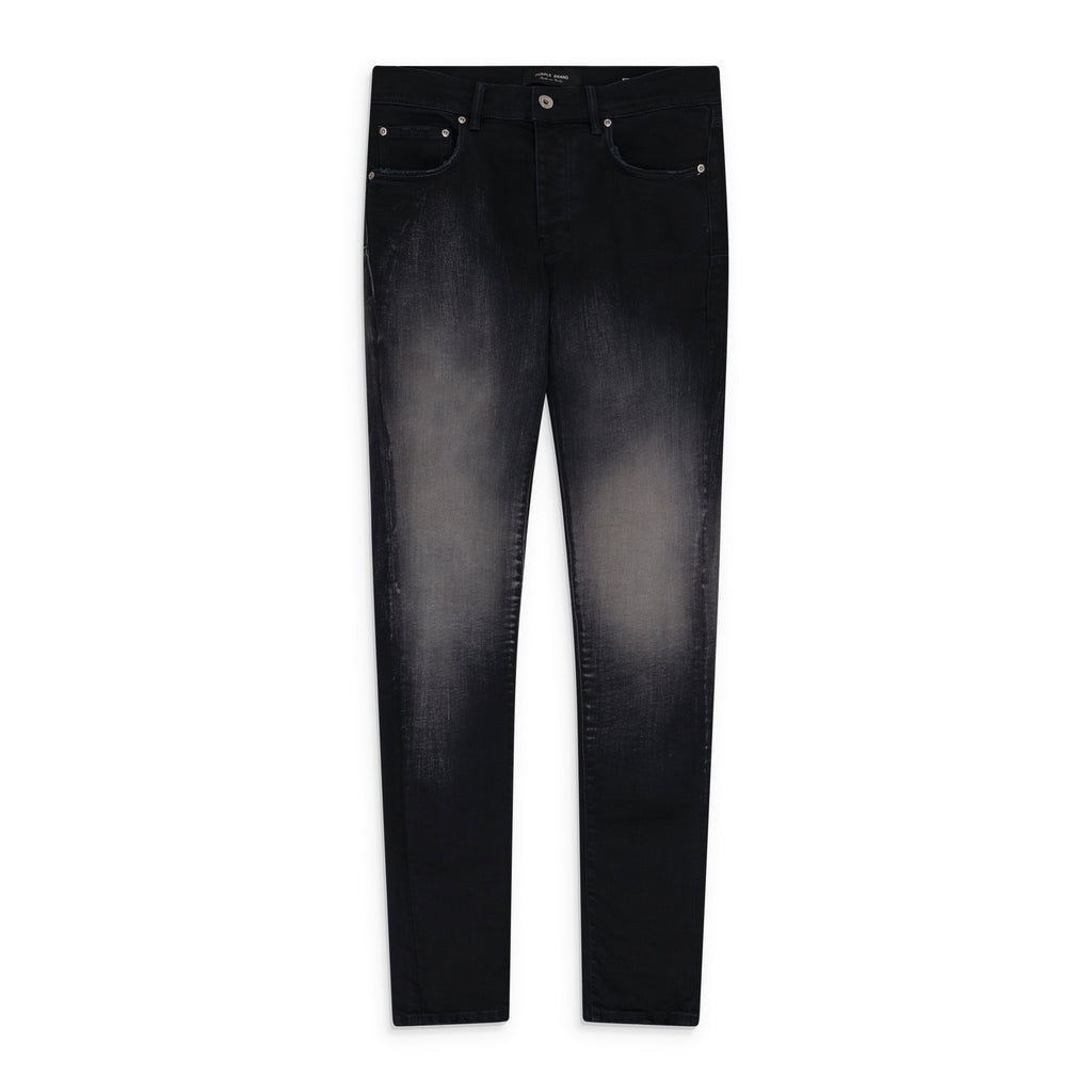 Black High Contrast Dye Skinny Jeans