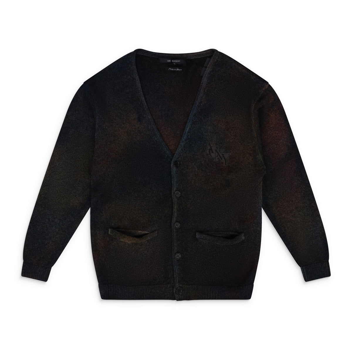 Multicolor Tie-Dye Cardigan