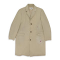 Beige Paint Splatter Trench Coat Beige
