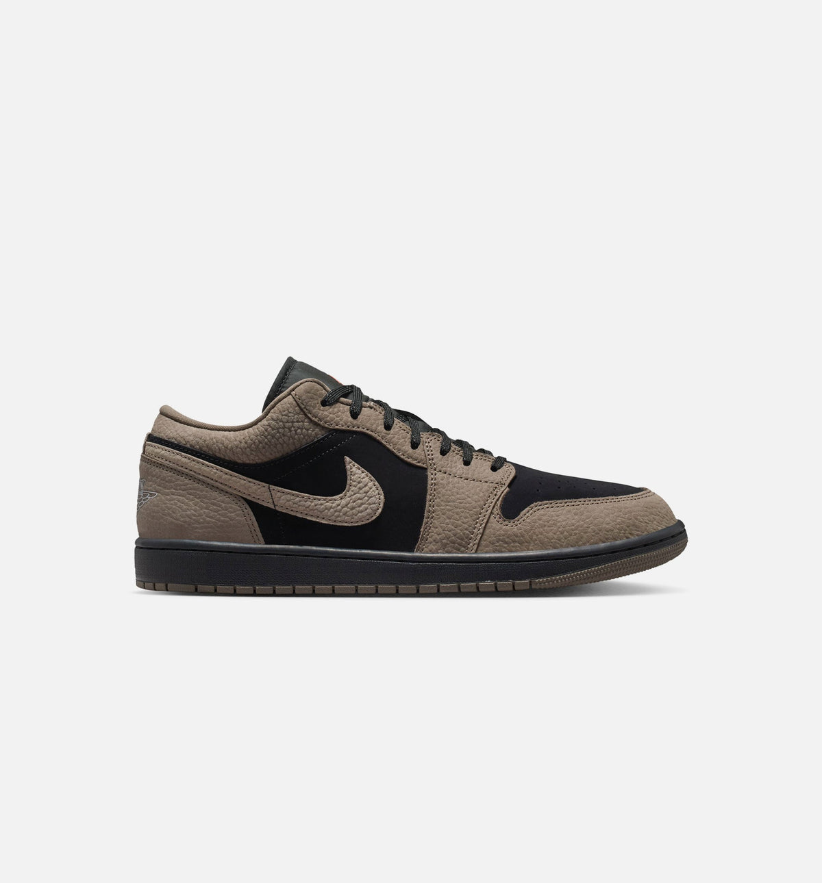 Air Jordan 1 Low SE - Men's Lifestyle Sneaker (Black/Olive Grey/Light Wild Mango)