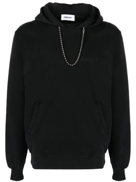 AMBUSH Ballchain cotton hoodie