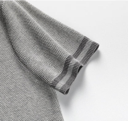 Premium Knitted T-Shirt - Men's 100% Cotton Oxford Shirt | Thom Browne