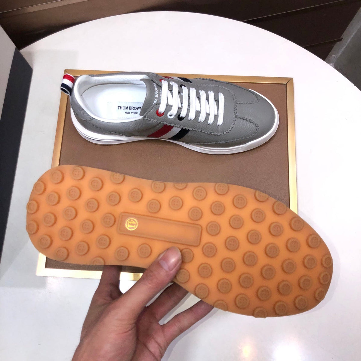 Full-Grain Leather Sneaker III — Classic Court Edition