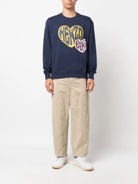 Kenzo logo-print cotton sweatshirt