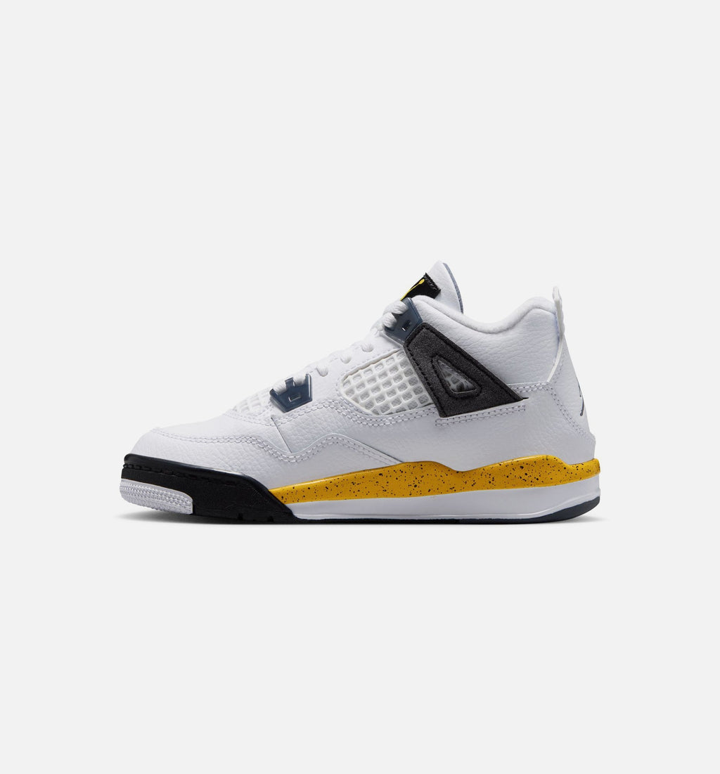 Air Jordan 4 Retro “Rare Air Tour Yellow” Preschool Lifestyle Shoes (PS)