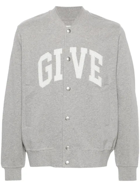 Givenchy college varsity jacket in fleece