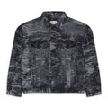 JACQUARD JACKET BLACK DENIM JACKETS