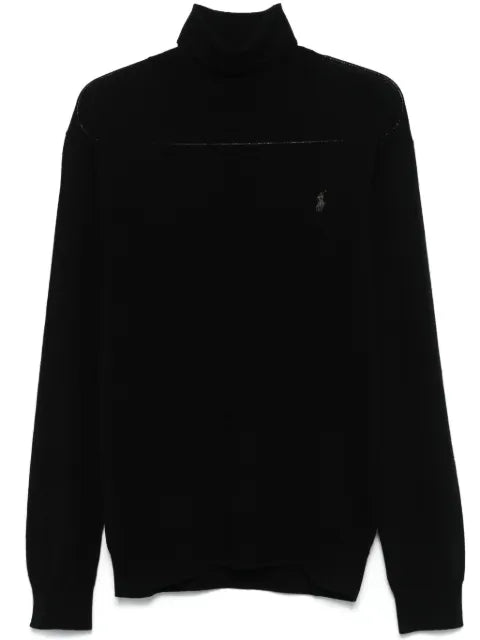 Polo Ralph Lauren roll-neck embroidered-logo sweater