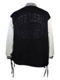 Mostly Heard Rarely Seen logo-embroidered varsity jacket