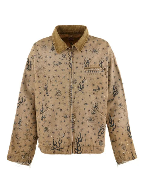 SAINT MXXXXXX graphic-print jacket