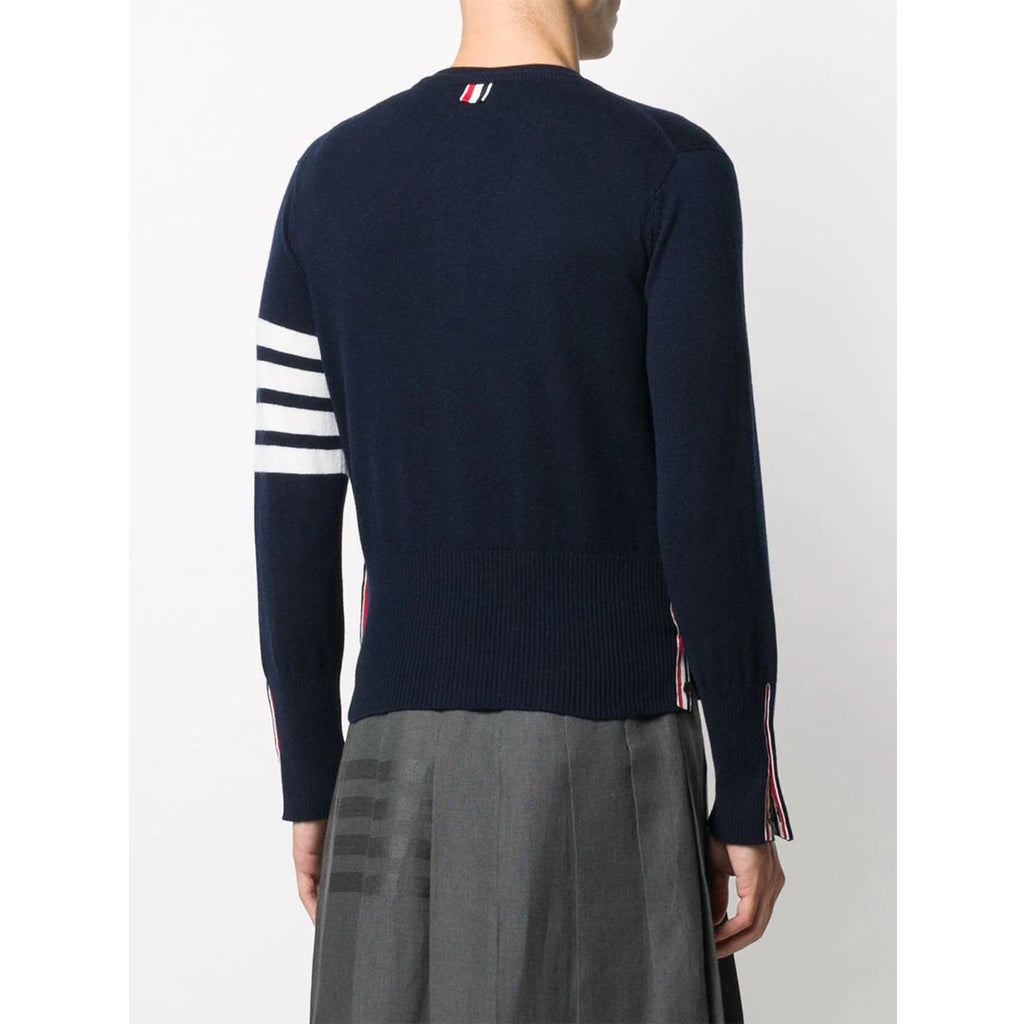 Men's Round neck Cardigan | Thom Browne