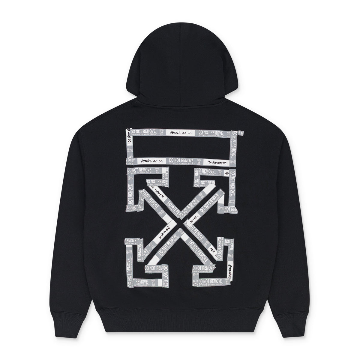 Black Tape Arrow Hoodie