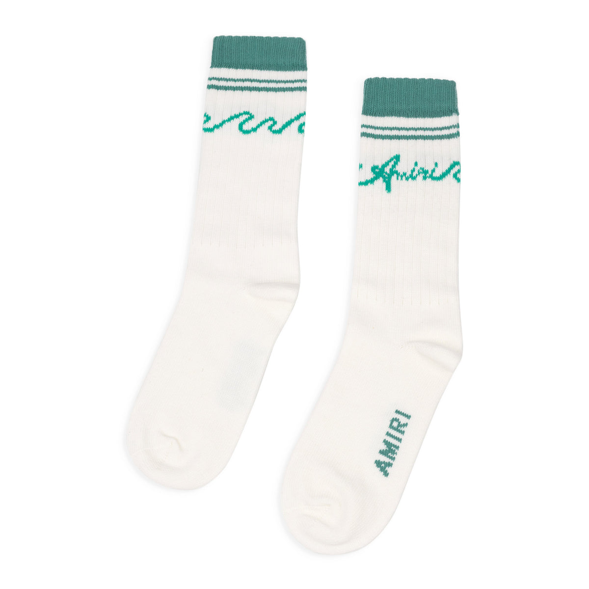 Sea Blue Wave Socks
