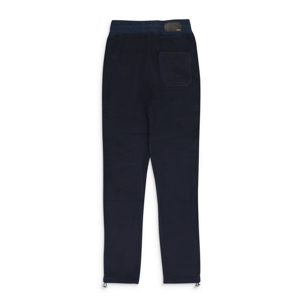 Navy Wool Track Pant