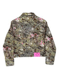 SP5DER floral-print trucker jacket