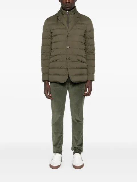 Herno quilted buttoned jacket