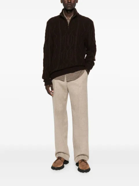 BOMPARD cable-knit sweater