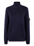 Stone Island high-neck logo-patch sweater