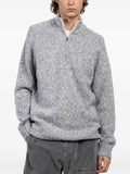 Gran Sasso zip-neck textured sweater