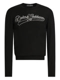 Dolce & Gabbana logo crew neck knitwear