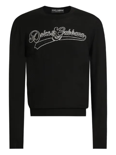 Dolce & Gabbana logo crew neck knitwear