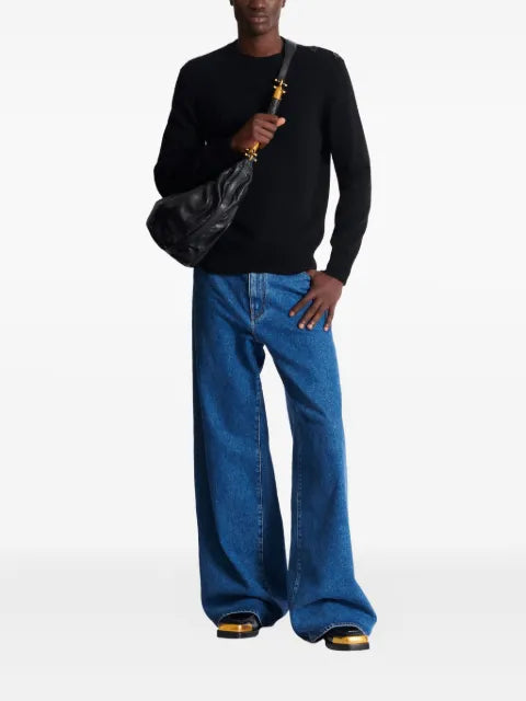 Balmain buttoned cashmere sweater