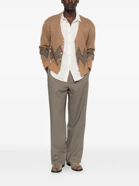 Second/Layer Chevy geometric-pattern cardigan