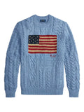 Polo Ralph Lauren flag-motif sweater