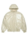 Rains Lohja insulated hooded bomber jacket