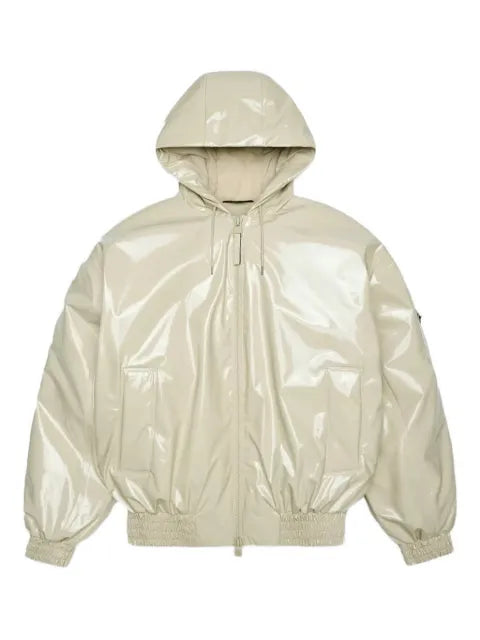 Rains Lohja insulated hooded bomber jacket