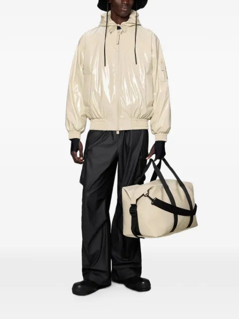 Rains Lohja insulated hooded bomber jacket