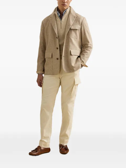 Ralph Lauren Purple Label textured flapped pocket jacket