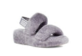 Fluffy Strap Sandals — Grey | New Arrival | In Stock