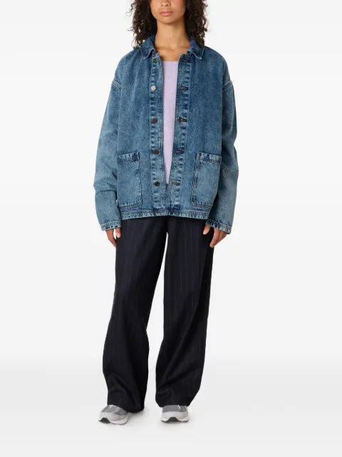 American Vintage Joybird patch-pocket denim jacket