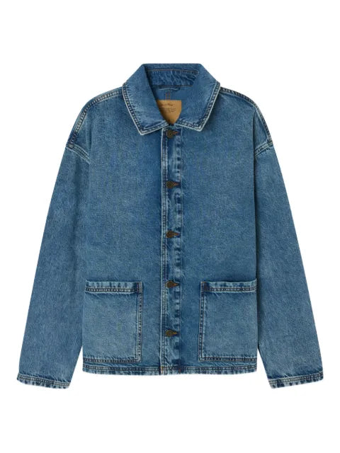 American Vintage Joybird patch-pocket denim jacket