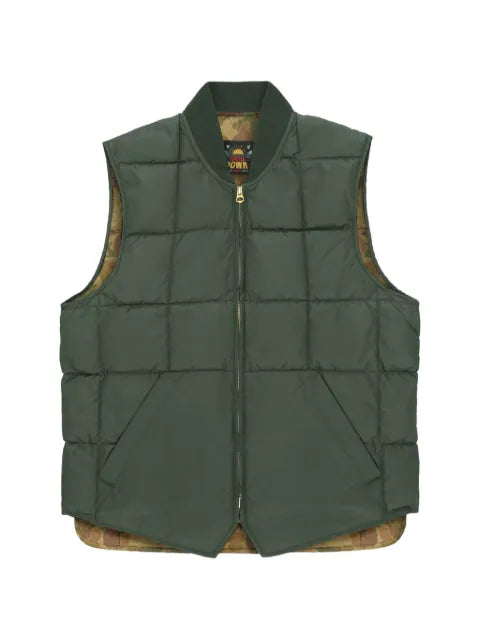 Fortela padded camouflage-print gilet
