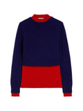 Jil Sander two-tone double-layer sweater