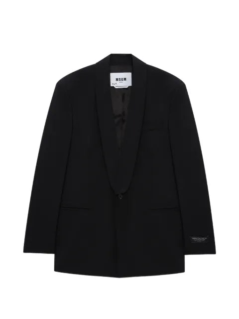 MSGM shawl-lapel jacket