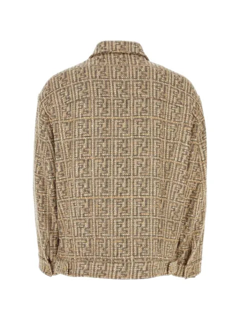 FENDI FF-motif shirt jacket