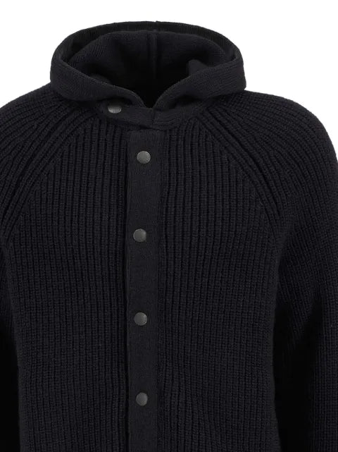 Barbour hooded buttoned cardigan