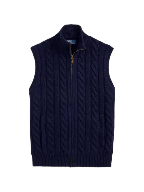 Polo Ralph Lauren cable-knit zip-up cardigan